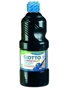 TEMPERA ACRILICA GIOTTO 500 ml NEGRO