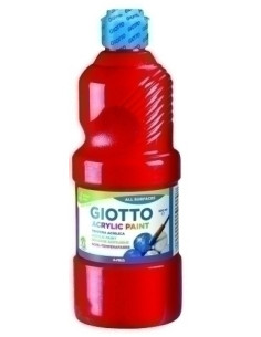 TEMPERA ACRILICA GIOTTO 500 ml ROJO