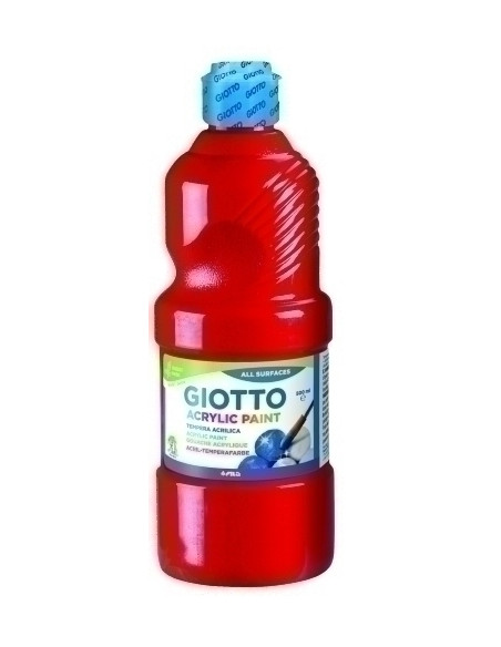 TEMPERA ACRILICA GIOTTO 500 ml ROJO