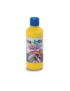 TEMPERA CARIOCA ACRILYC LIQUIDA 250 ml botella AMARILLO PRIMARIO