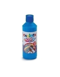 TEMPERA CARIOCA ACRILYC LIQUIDA 250 ml botella AZUL PRIMARIO
