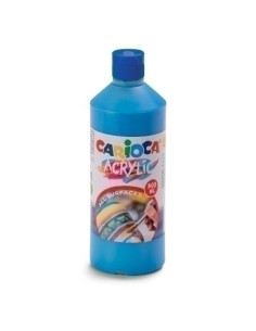 TEMPERA CARIOCA ACRILYC LIQUIDA 500 ml botella AZUL PRIMARIO