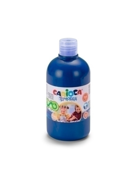 TEMPERA CARIOCA LIQUIDA 500 ml botella AZUL