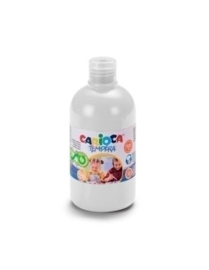 TEMPERA CARIOCA LIQUIDA 500 ml botella BLANCO