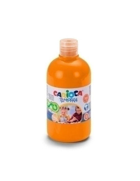 TEMPERA CARIOCA LIQUIDA 500 ml botella NARANJA
