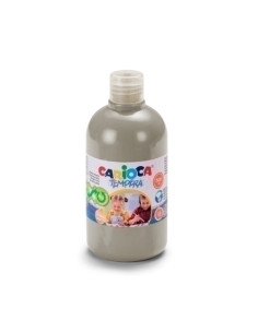 TEMPERA CARIOCA LIQUIDA 500 ml botella PLATA