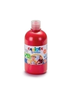 TEMPERA CARIOCA LIQUIDA 500 ml botella ROJO