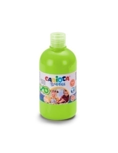 TEMPERA CARIOCA LIQUIDA 500 ml botella VERDE CLARO