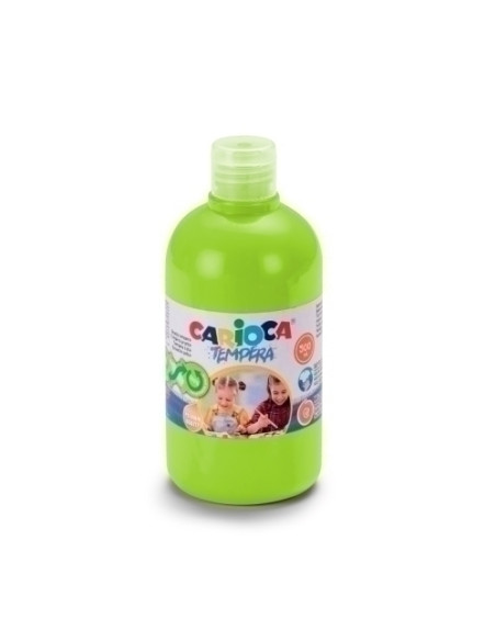 TEMPERA CARIOCA LIQUIDA 500 ml botella VERDE CLARO