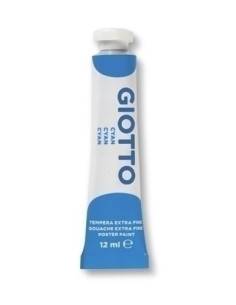 TEMPERA GIOTTO 12 ml tubo  CYAN