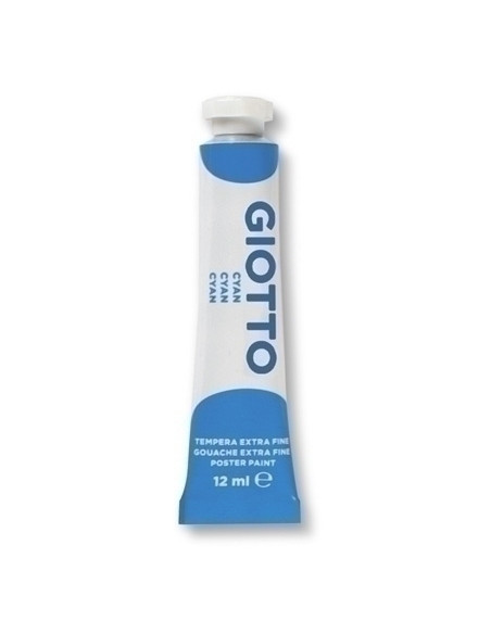 TEMPERA GIOTTO 12 ml tubo  CYAN