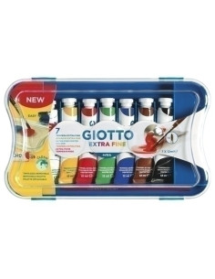 TEMPERA GIOTTO 12 ml tubo ESTUCHE de  7
