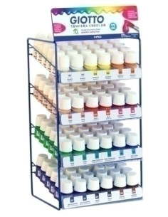 TEMPERA GIOTTO ESCOLAR  25 ml EXPOSITOR de 288