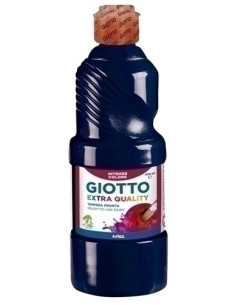 TEMPERA GIOTTO LIQUIDA  500 ml botella NEGRO