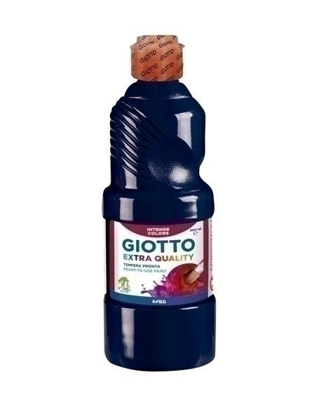 TEMPERA GIOTTO LIQUIDA  500 ml botella NEGRO