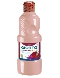 TEMPERA GIOTTO LIQUIDA  500 ml botella ROSA CARNE