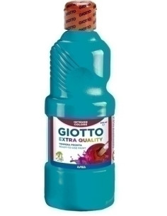 TEMPERA GIOTTO LIQUIDA  500 ml botella TURQUESA