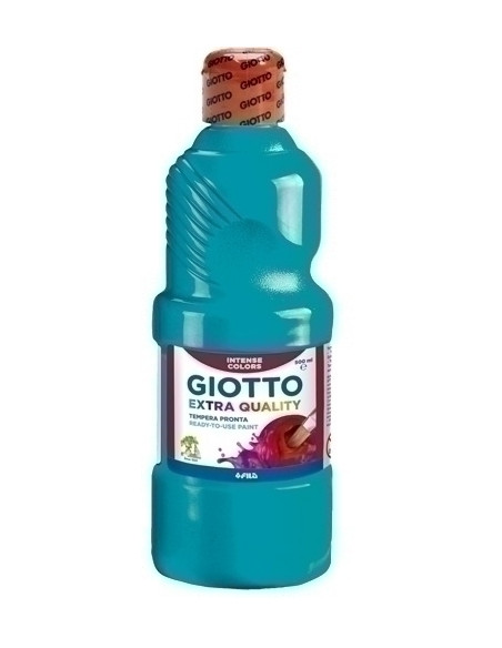 TEMPERA GIOTTO LIQUIDA  500 ml botella TURQUESA