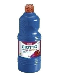TEMPERA GIOTTO LIQUIDA 1000 ml botella AZUL ULTRA