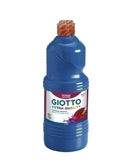 TEMPERA GIOTTO LIQUIDA 1000 ml botella AZUL ULTRA