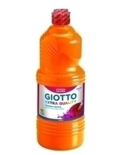 TEMPERA GIOTTO LIQUIDA 1000 ml botella NARANJA