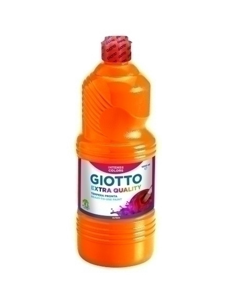 TEMPERA GIOTTO LIQUIDA 1000 ml botella NARANJA
