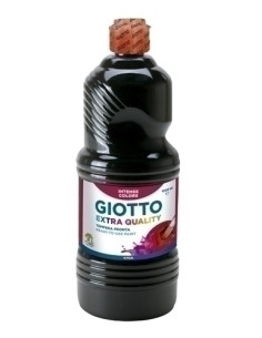 TEMPERA GIOTTO LIQUIDA 1000 ml botella NEGRO
