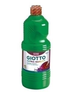 TEMPERA GIOTTO LIQUIDA 1000 ml botella VERDE
