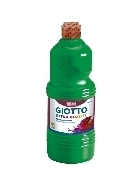 TEMPERA GIOTTO LIQUIDA 1000 ml botella VERDE