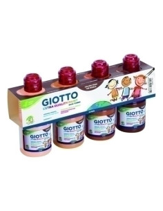 TEMPERA GIOTTO LIQUIDA SKIN TONES 4x250 ml botella SURTIDO