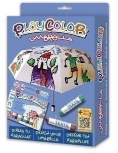 TEMPERA INSTANT SOLIDA PLAYCOLOR ONE TEXTIL PACK UMBRELLA temperaparaguas