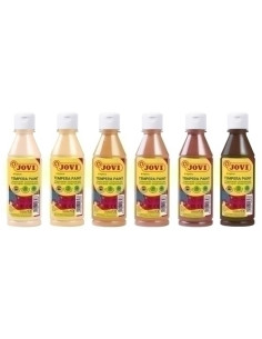JOVI TÉMPERA LÍQUIDA BOTELLA DE 250ML 6 CSURTIDOS