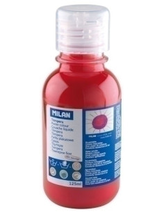 TEMPERA MILAN LIQUIDA 125 ml botella BERMELLON