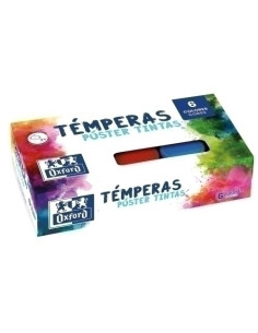 TEMPERA OXFORD 20 ml bote ESTUCHE de 6