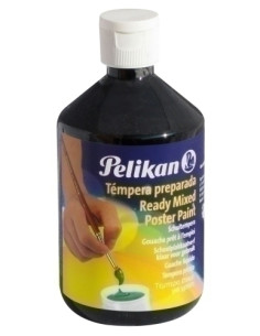 TEMPERA PELIKAN LIQUIDA 500 ml bote 742500L NEGRO N11