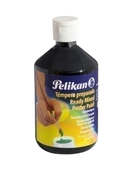 TEMPERA PELIKAN LIQUIDA 500 ml bote 742500L NEGRO N11