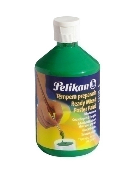 TEMPERA PELIKAN LIQUIDA 500 ml bote 742500L VERDE CLARO N155
