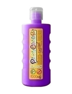 TEMPERA PLAYCOLOR LIQÜID LIQUIDA 1000 ml botella VIOLETA