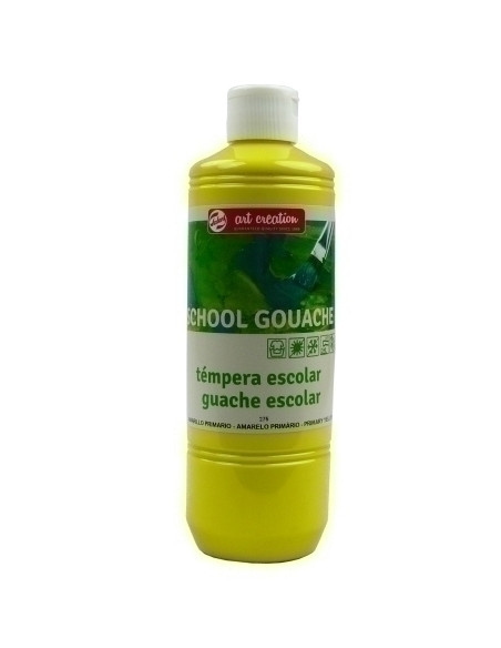 TEMPERA TALENS ART CREATION GOUACHE 500 ml bote AMARILLO PRIMARIO
