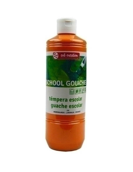 TEMPERA TALENS ART CREATION GOUACHE 500 ml bote NARANJA
