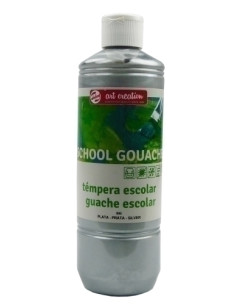 TEMPERA TALENS ART CREATION GOUACHE 500 ml bote PLATA