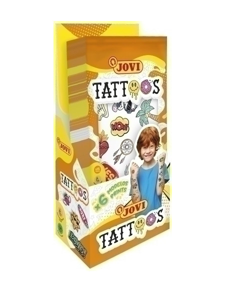 TEMPORARY TATTOOS JOVI EXPOSITOR DE 24