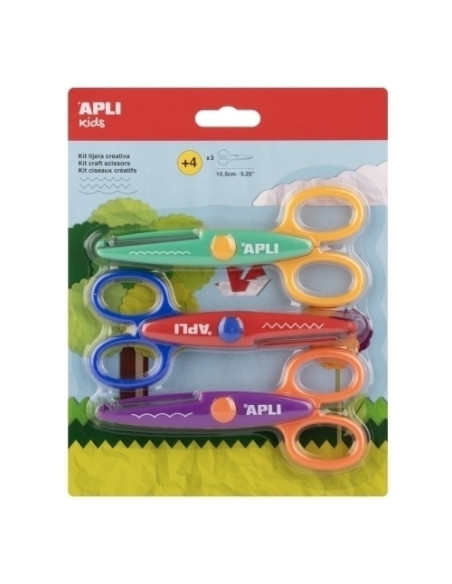 TIJERAS APLI CREATIVA 135cm SET de 3 CORTES