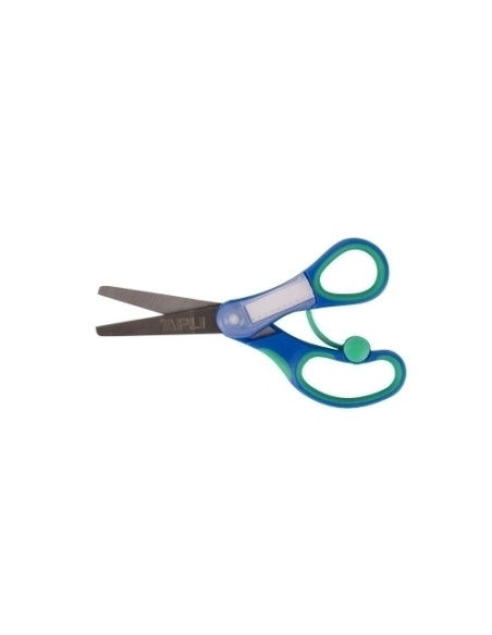 TIJERAS ESCOLARES APLI 135cm NOMBRE AZUL