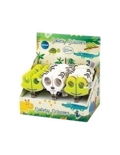 TIJERAS ESCOLARES CENTRUM 12 cm SURTIDA EXPOSITOR DE 24