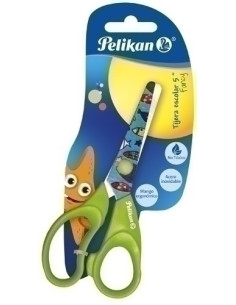 TIJERAS ESCOLARES PELIKAN FANCY 5 BLISTER de 1