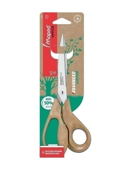 TIJERAS MAPED ADVANCED WOOD 21 cm ASIMETRICA
