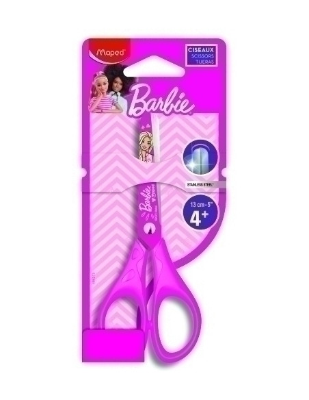 TIJERAS MAPED BARBIE 13 cm BLISTER de 1
