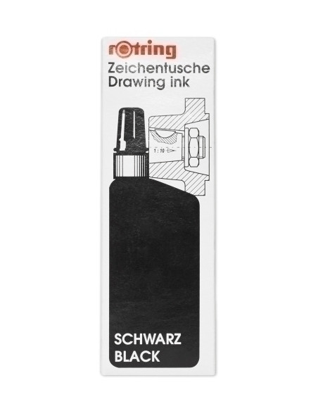 TINTA CHINA ROTRING FRASCO 23 ml NEGRO
