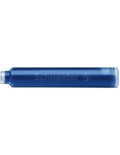 TINTA ESTILOGRAFICA SCHNEIDER CAJA 6 CARTUCHOS AZUL